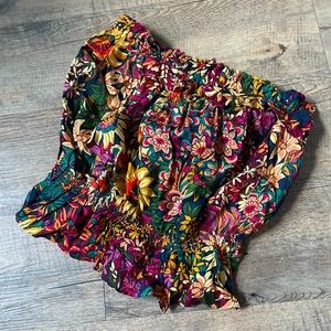 Maeve Anthropologie Floral Adelaide Top